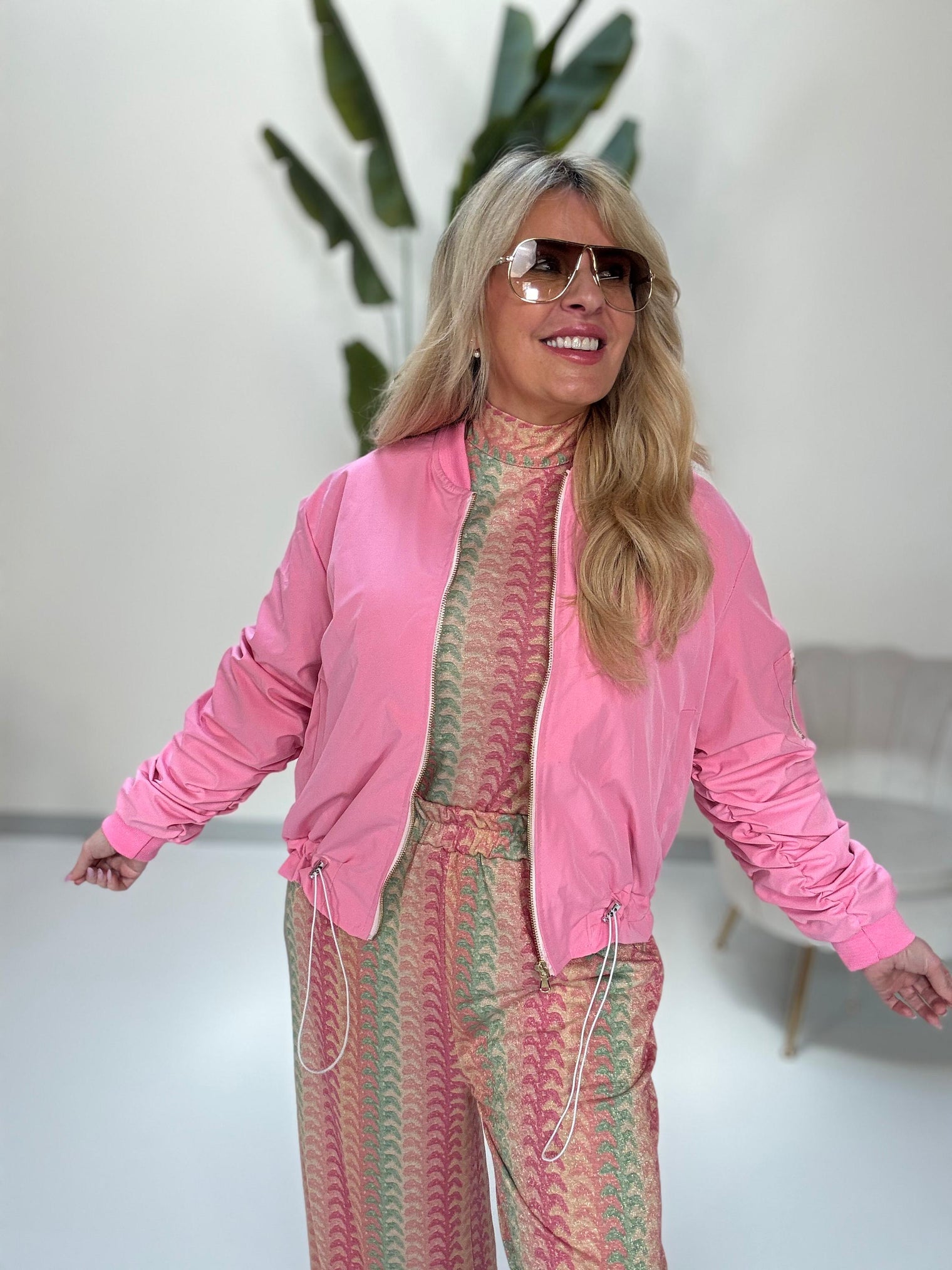 Jacke mit Reißverschluss BLOUSSON pink