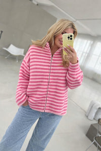Zipper Strickjacke rosaxpink COZY KINDNESS