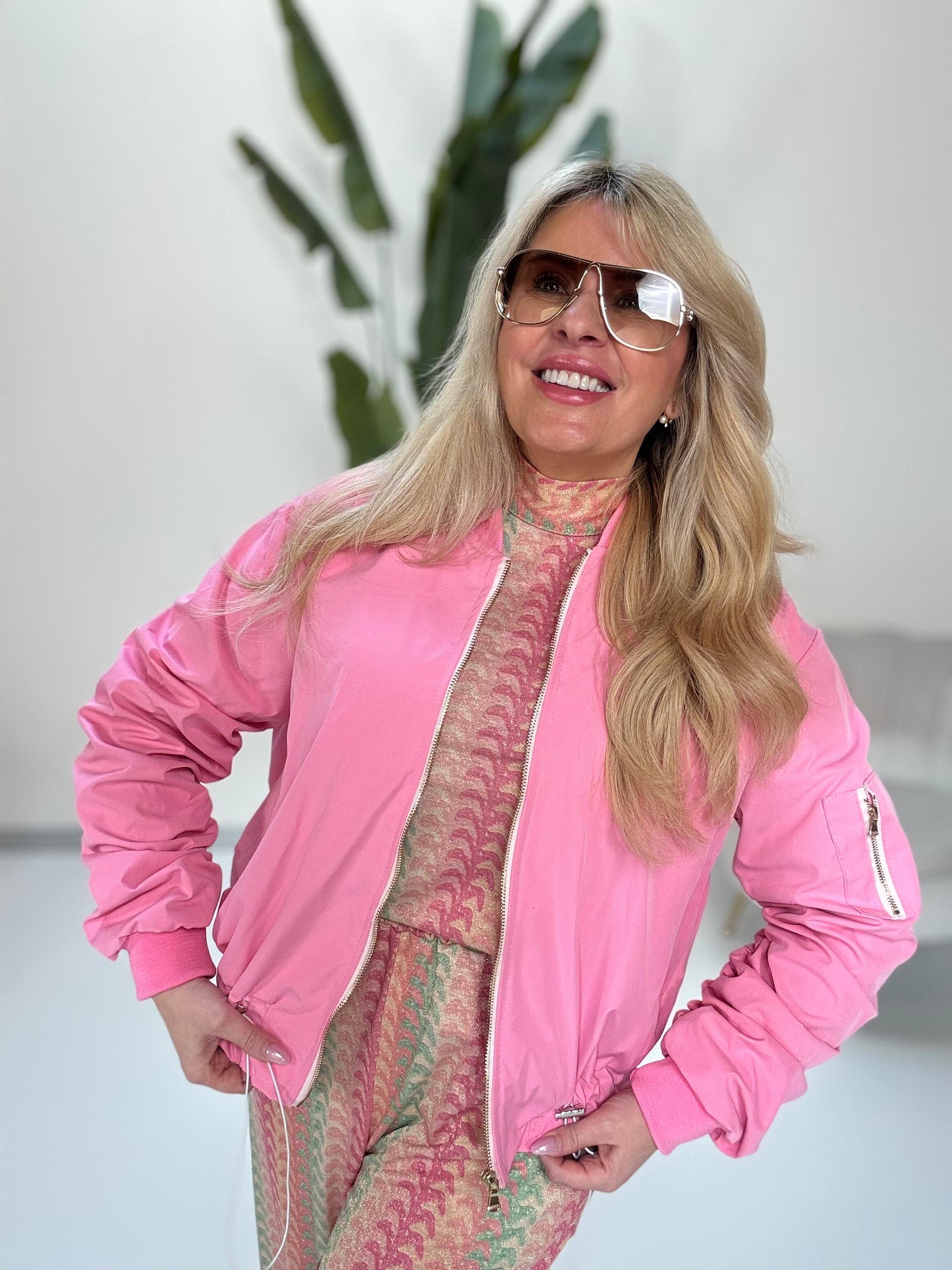 Jacke mit Reißverschluss BLOUSSON pink