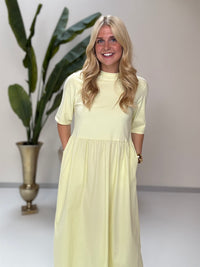 Baumwoll Kleid FASHIONISTA gelb
