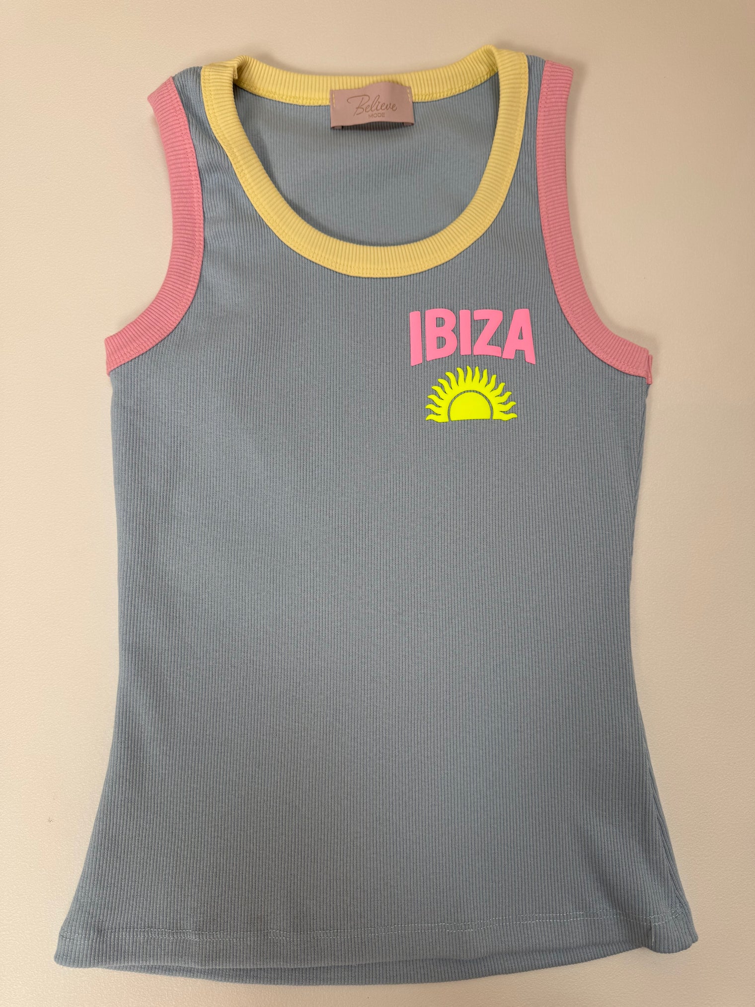 Tank Top IBIZA GIRL ocean blue