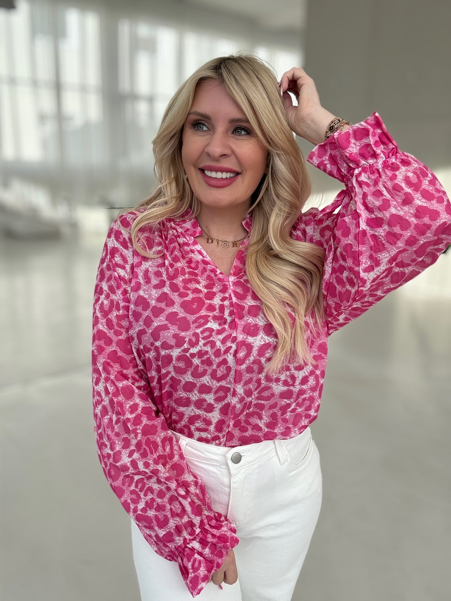 Bluse LEO FEVER pink