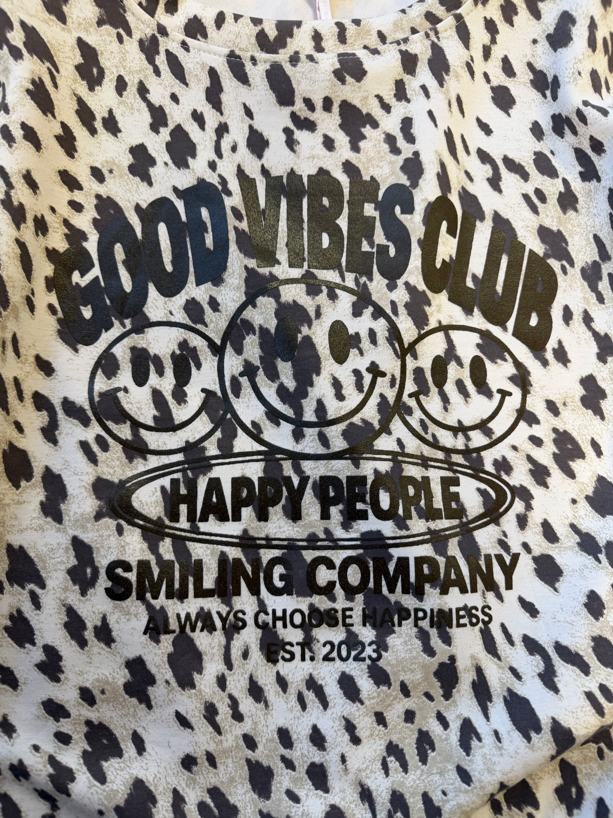 Butterstoff Sweater Good Vibes Club beige/chocolate REH