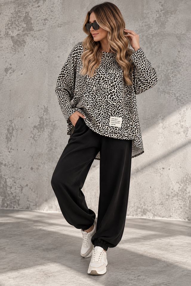 Butterstoff Langarmshirt LIGHT PERFECT OUTFIT weiß LEO