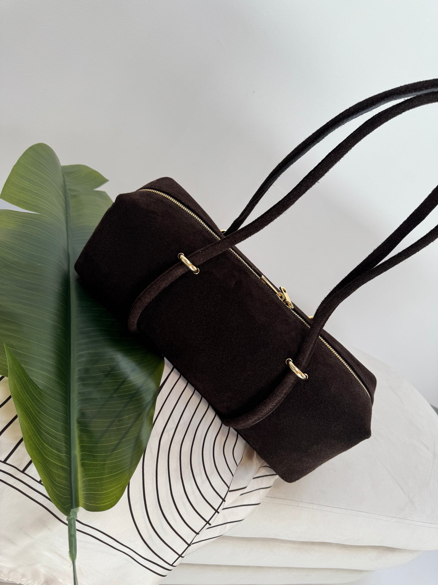 Big Bowling Bag LUXURY DREAM dark coffee