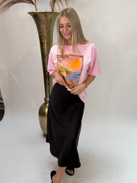 Satinrock BLACK SILK