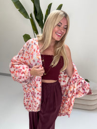 Strickjacke HAPPY DOTS zum offen tragen