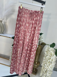 Hose rosa/weiß FEATHER