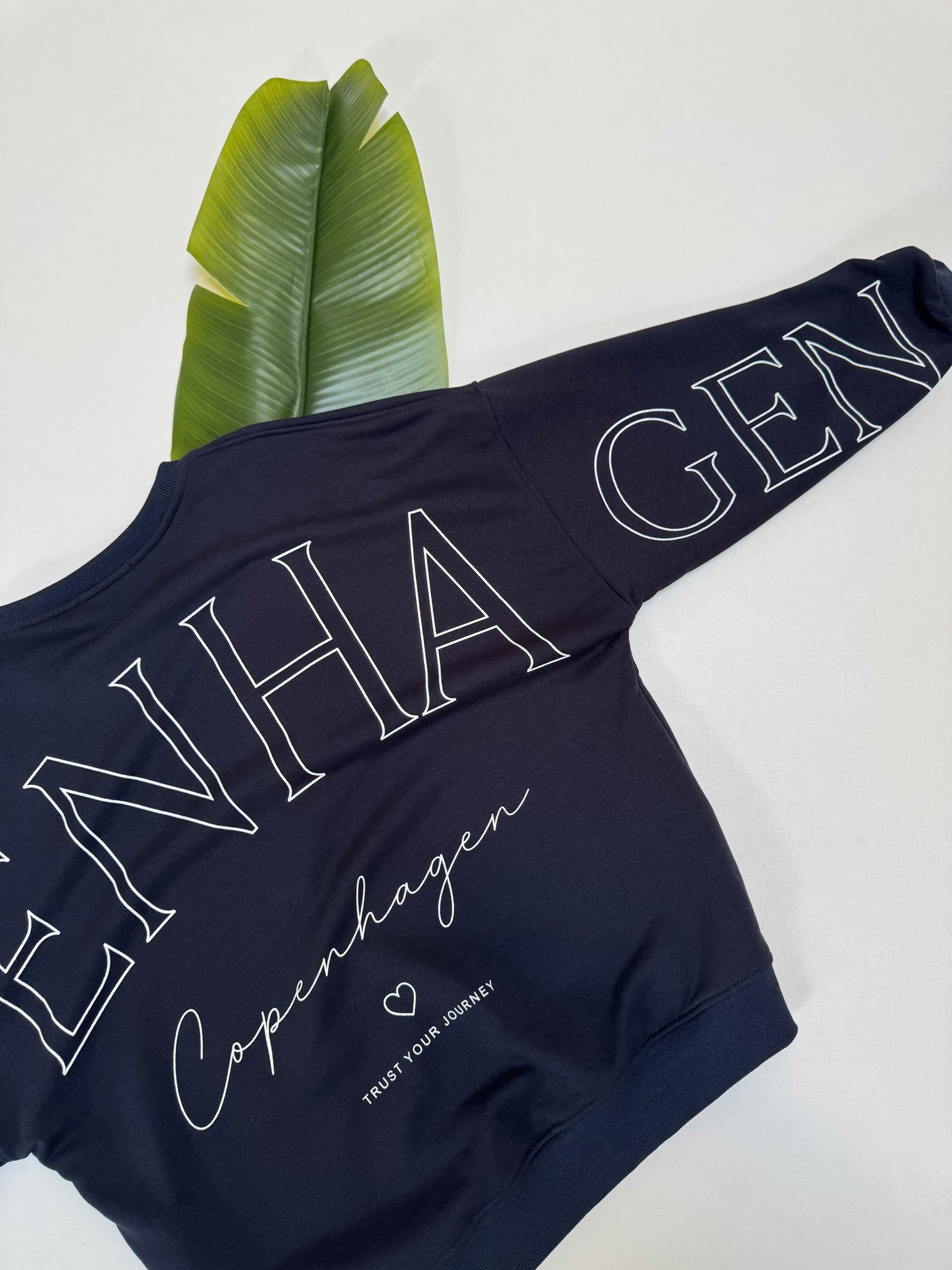 Sweater mit Rückenprint COPENHAGEN dark navy