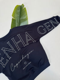 Sweater mit Rückenprint COPENHAGEN dark navy