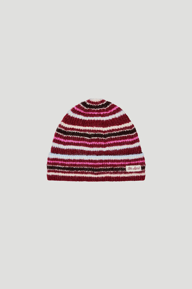 OH APRIL Arlo Beanie Multicolor Stripe