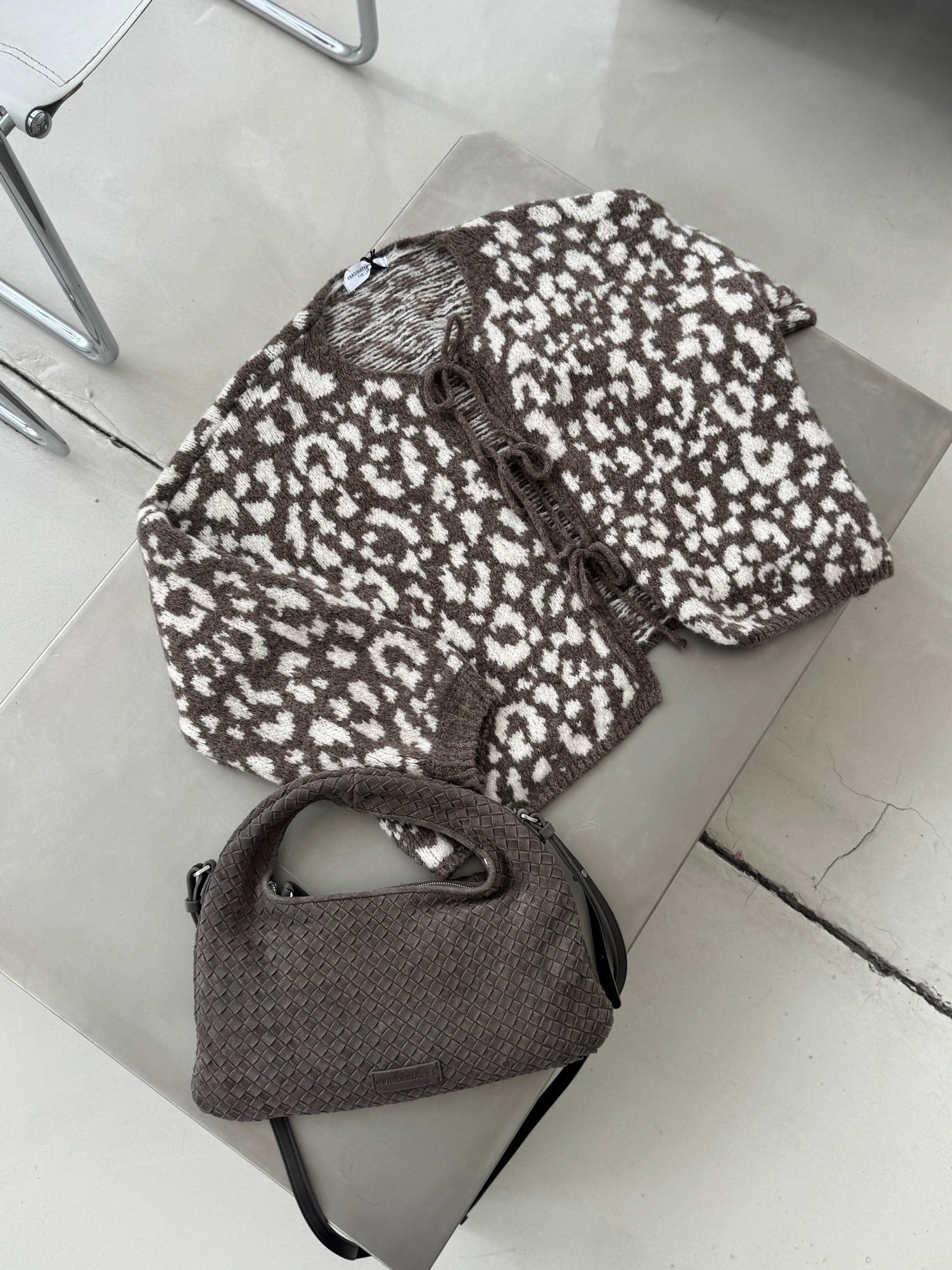 Strickjacke MOCHA MOUSSE LEO zum binden