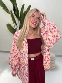 Strickjacke HAPPY DOTS zum offen tragen