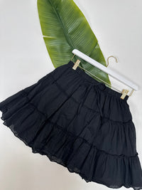 Rock mit integrierter Shorts COTTON GIRL schwarz