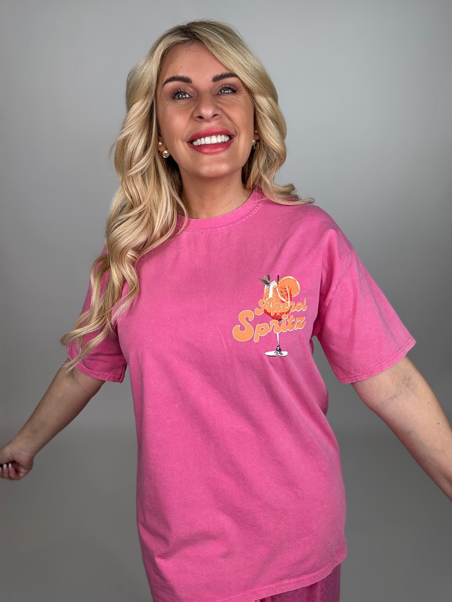 Statement Shirt pink mit Kult Getränk