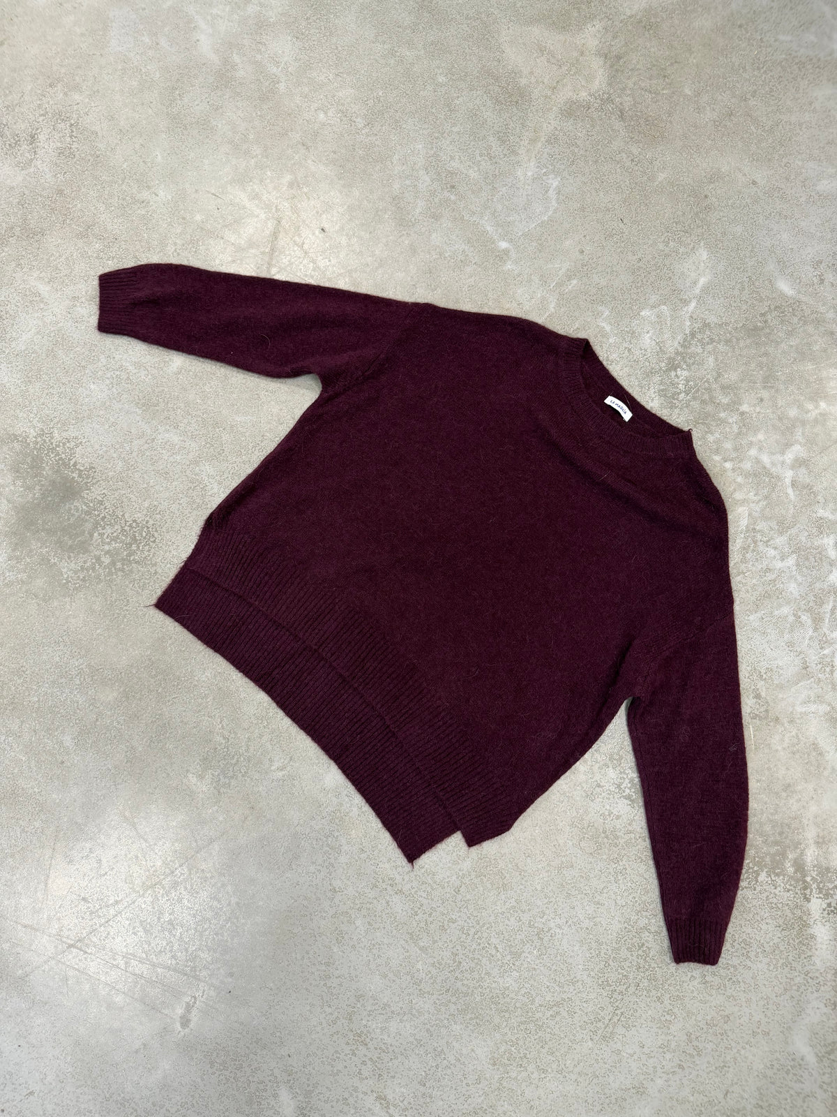 Alpaka Pullover SCANDINAVIAN GIRL Oversize Burgundy