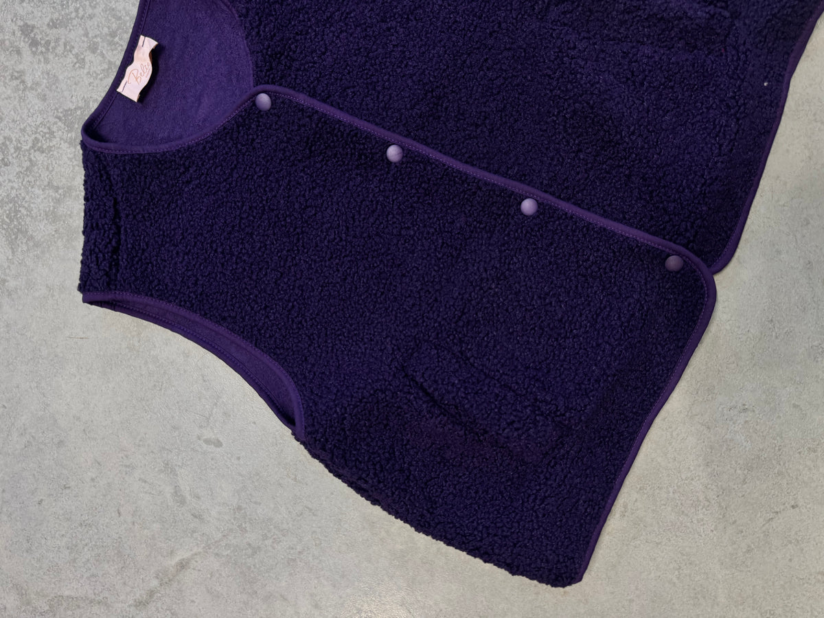 Signature Weste Teddy dark violet