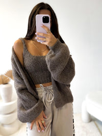 Strickset SWEET&COZY Taupe