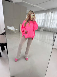 Leggings mit Schlag taupe COZY TRENDSETTER