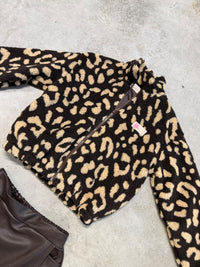 Kuschel Jacke LEO & Patch DRESS FOR YOURSELF chocolate/beige