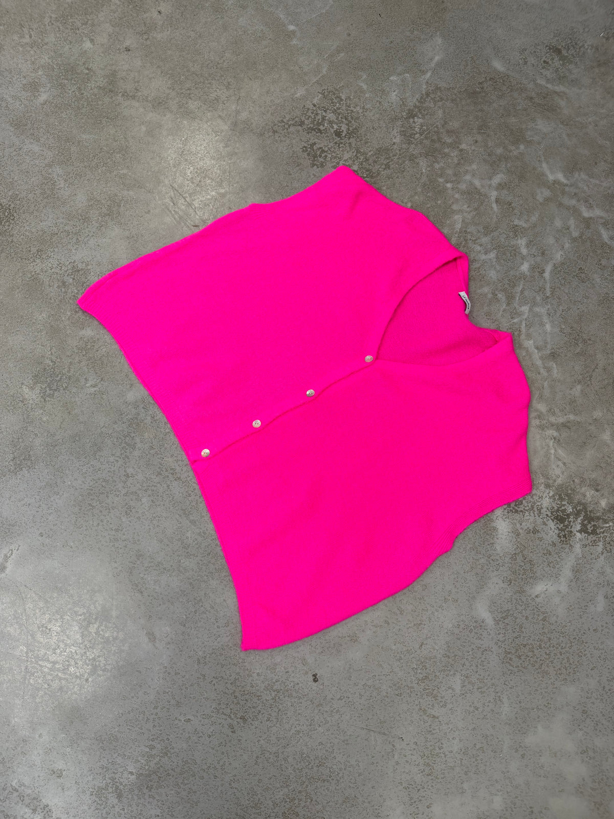 Alpaka Weste SCANDINAVIAN GIRL Oversize Pink