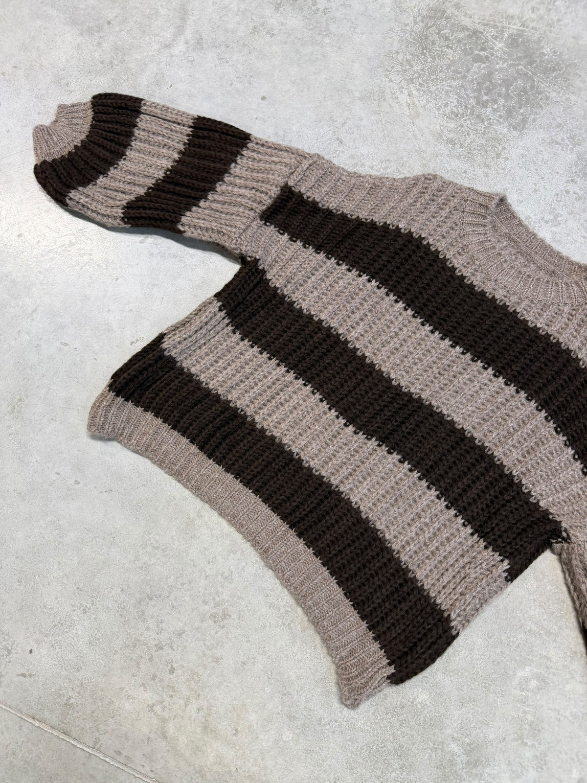 Strickpullover ONLY COZY VIBES taupe/chocolate