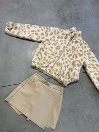 Kuschel Jacke LEO & Patch DRESS FOR YOURSELF creme/beige