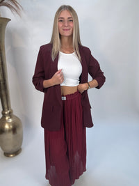 Blazer BASIC LOVE burgundy
