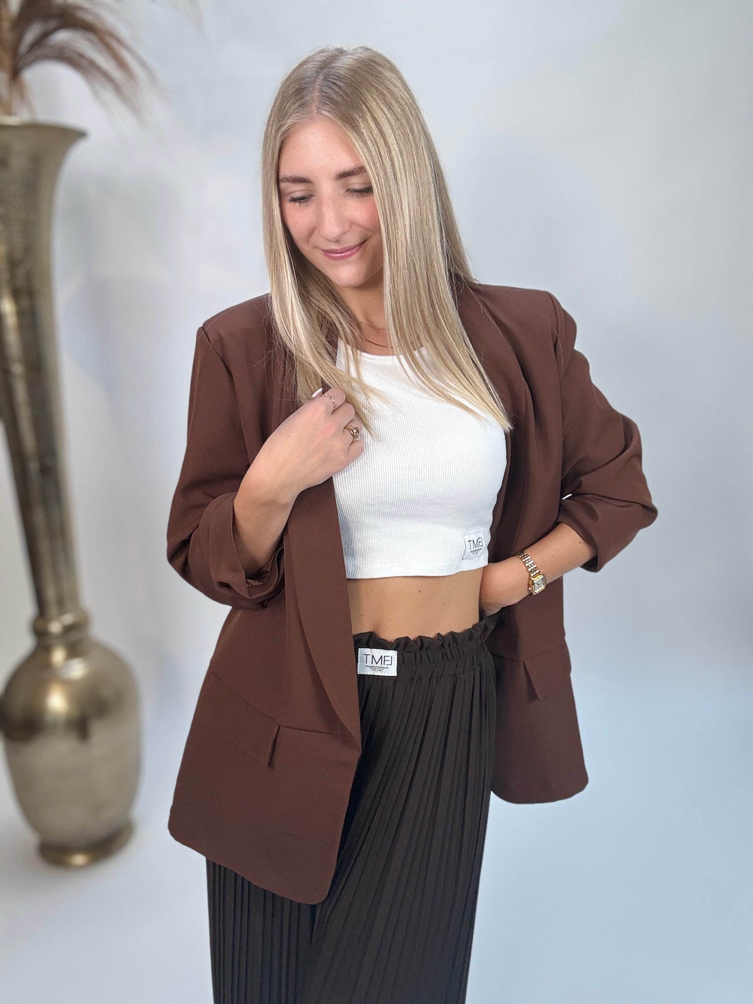 Blazer BASIC LOVE chocolate