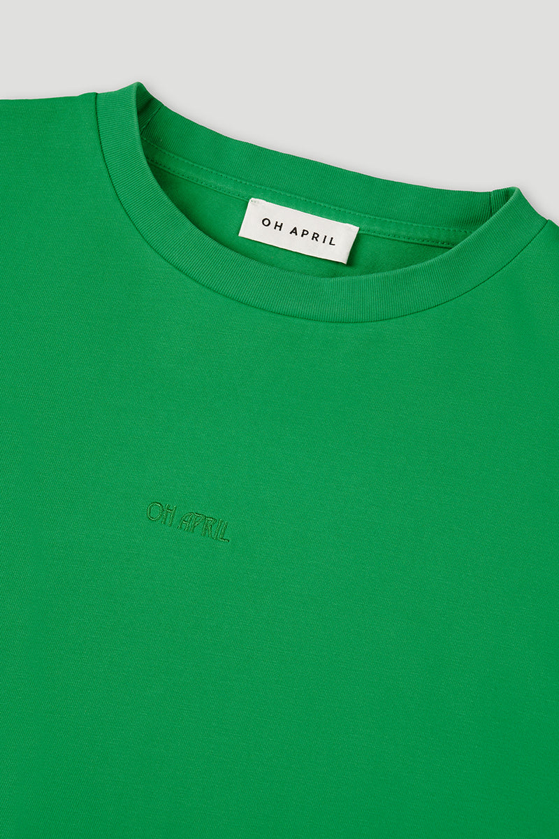 OH APRIL Boyfriend T-Shirt Blooming Club Evergreen Dream