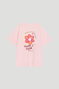 OH APRIL Boyfriend T-Shirt Fleur Powder Blush