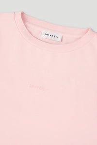OH APRIL Boyfriend T-Shirt Fleur Powder Blush