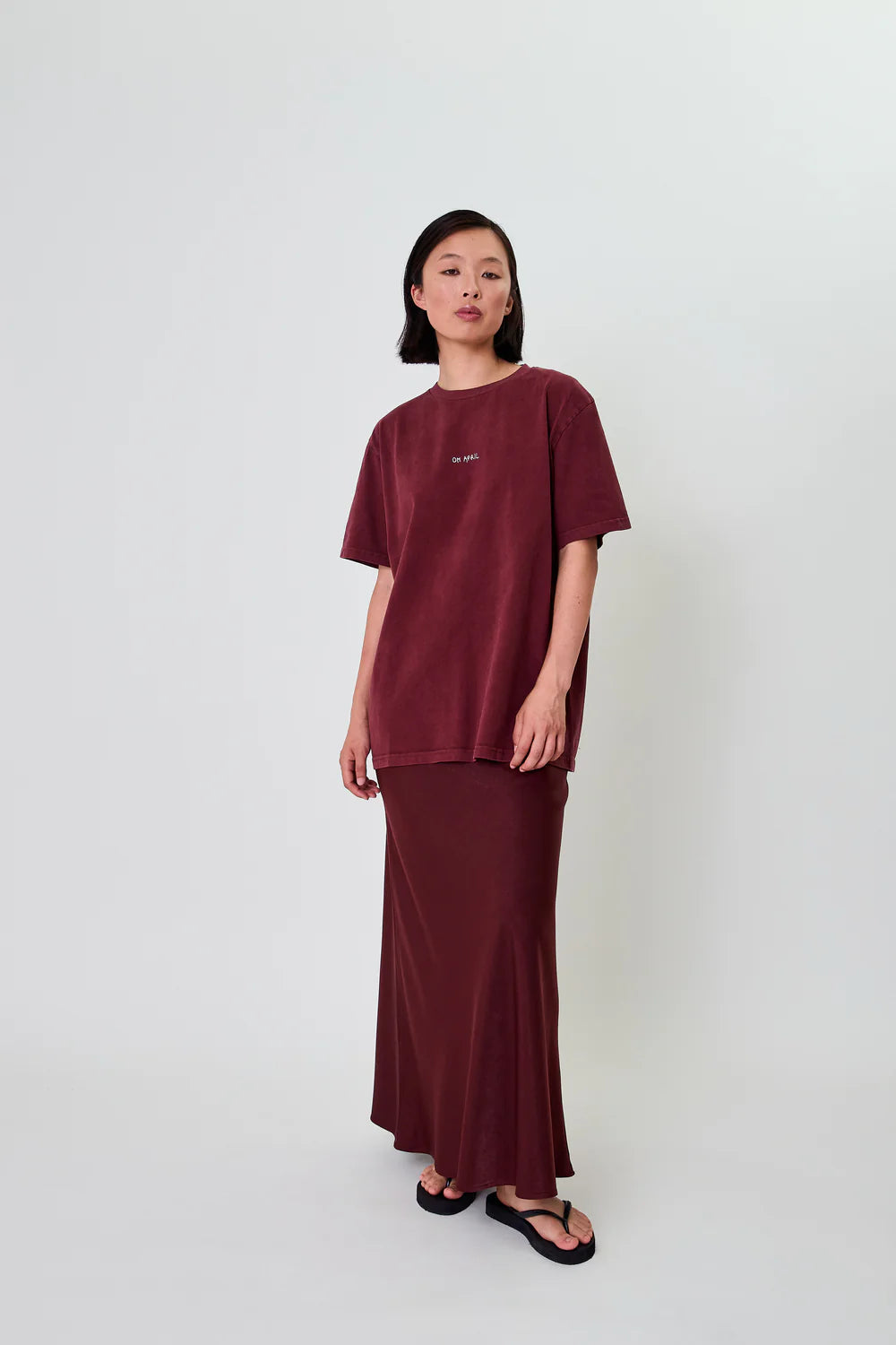 OH APRIL BF T-Shirt Own Magic Cherrywood
