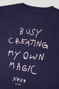 OH APRIL BF T-Shirt Own Magic Blackberry
