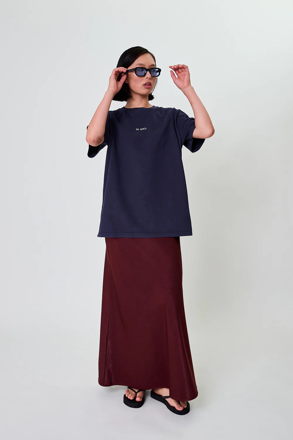 OH APRIL BF T-Shirt Own Magic Blackberry