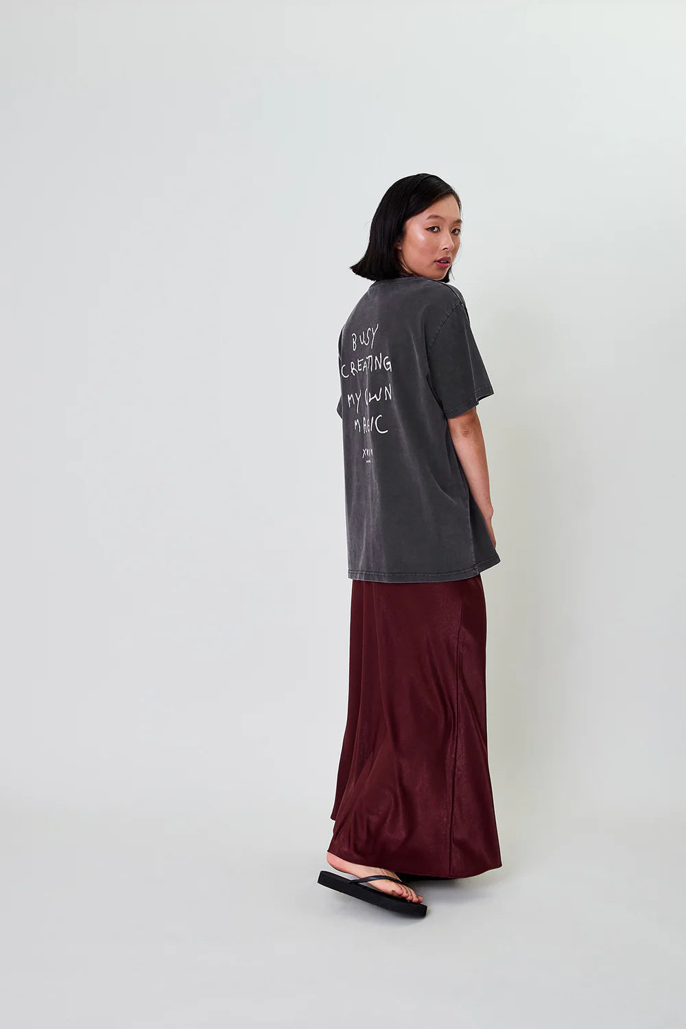 OH APRIL BF T-Shirt Own Magic Dark Grey