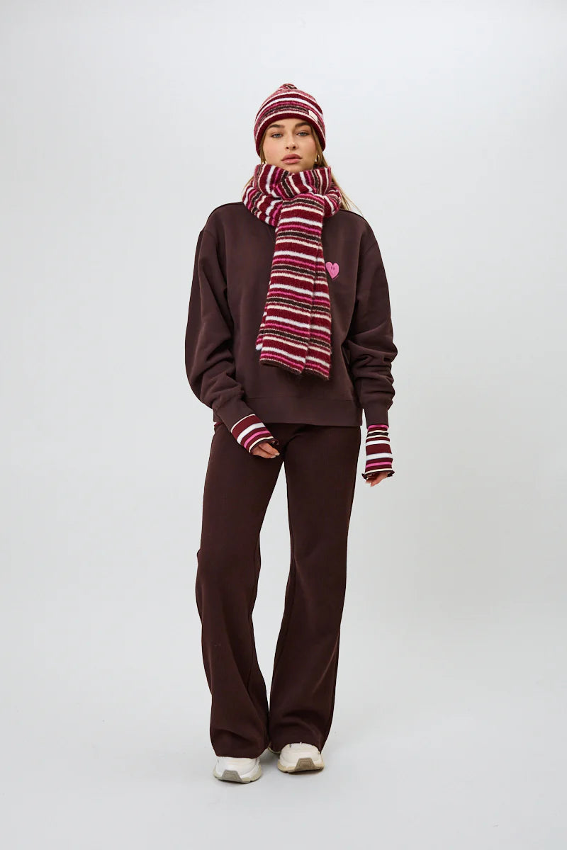 OH APRIL Beau Scarf Multicolor Stripe