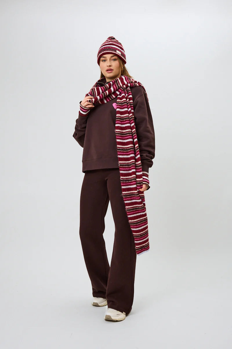 OH APRIL Beau Scarf Multicolor Stripe