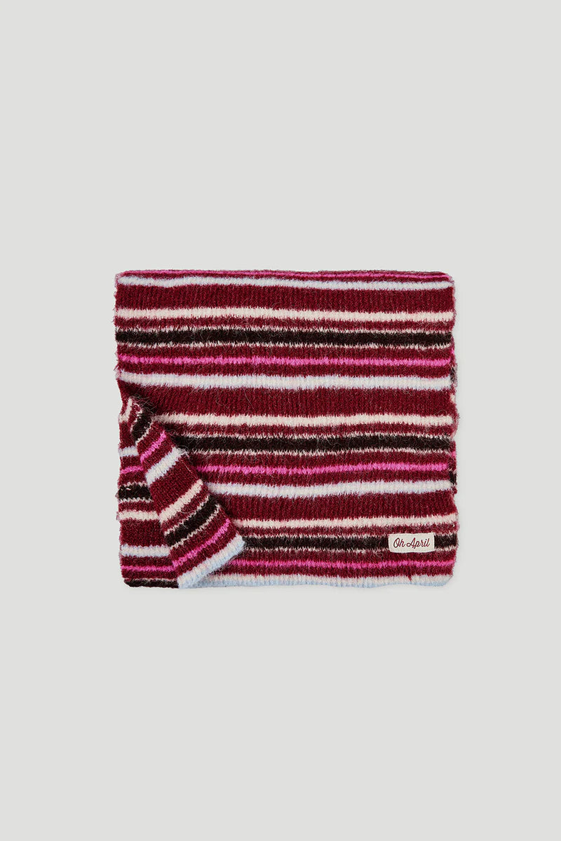 OH APRIL Beau Scarf Multicolor Stripe