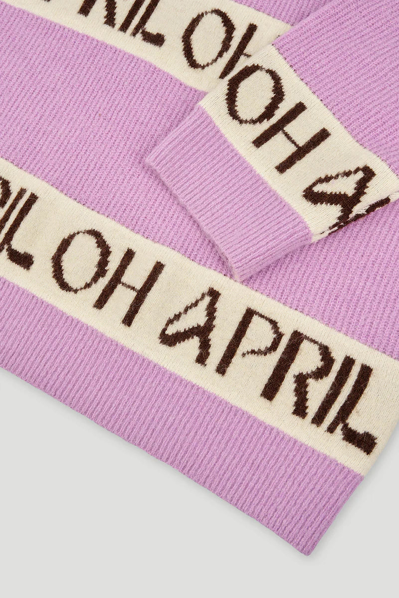 OH APRIL Billie Knit Jumper bright lilac