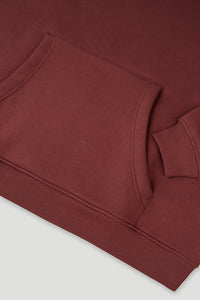 OH APRIL Boyfriend Hoodie Cherrywood