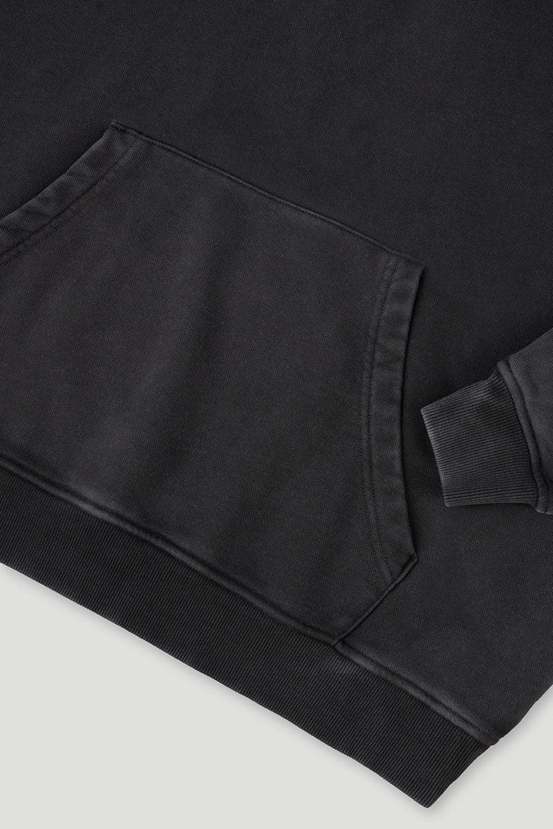 OH APRIL Boyfriend Hoodie Fluffy Dark Grey Acid