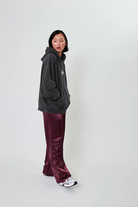 OH APRIL Boyfriend Hoodie Fluffy Dark Grey Acid