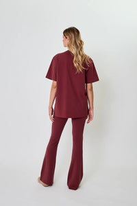 OH APRIL BF T-Shirt Cherrywood