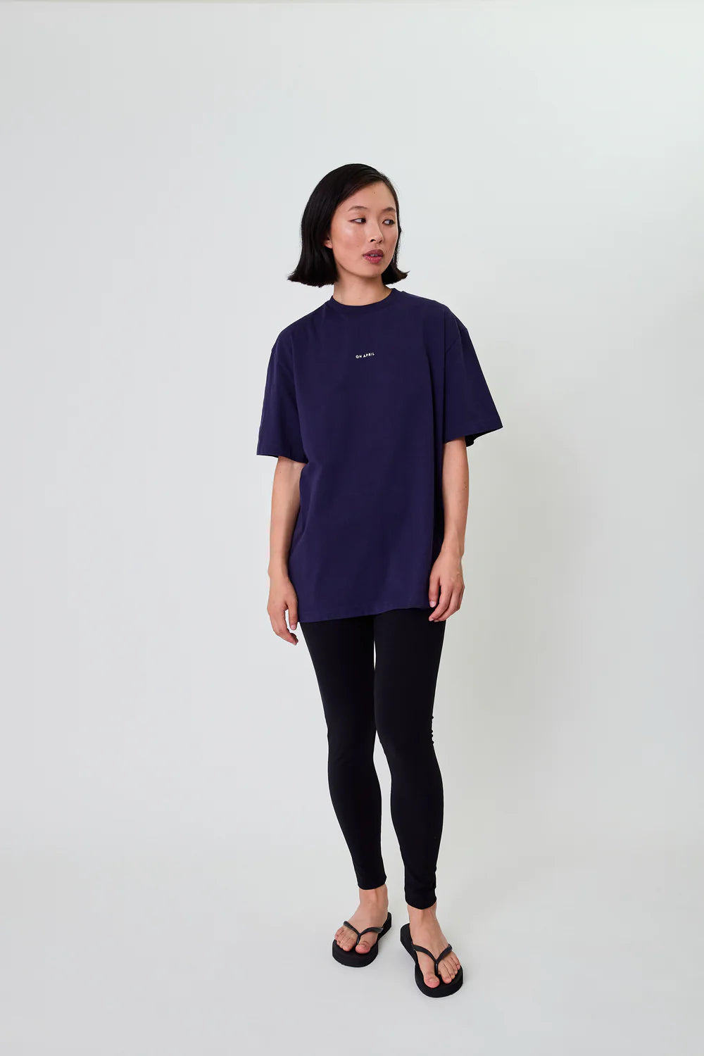 OH APRIL BF T-Shirt Blackberry