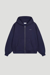 OH APRIL Zip Boyfriend Hoodie Blackberry