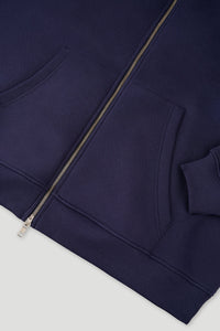 OH APRIL Zip Boyfriend Hoodie Blackberry