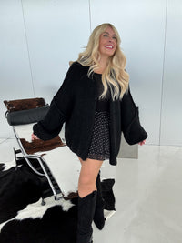 Cardigan COZY DREAMS schwarz
