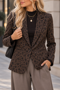 Blazer LOVELY REH chocolate/schwarz