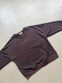 Sweater mit Rückenprint COPENHAGEN LEO Braun Pink